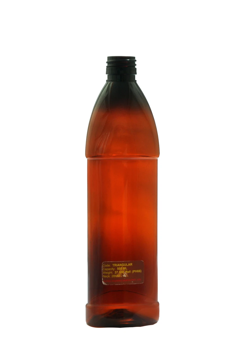 500ml Round PET (Triangular)